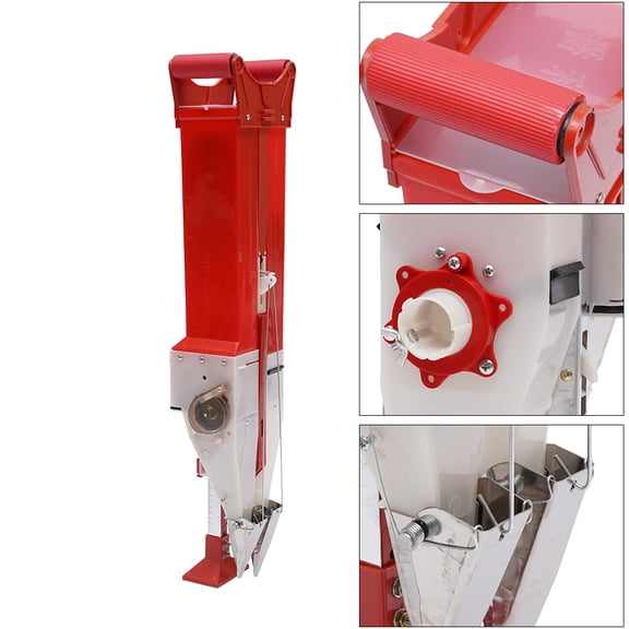 Easy-to-Use Bulb Planter with Adjustable Depth, Fertilization Control, and 5 Replaceable Molds for Efficient Seeding and Fertilizing Tasks