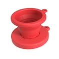 thumbnail image 1 of Easy to Use Coffee Filter Cup Simple and Effective Coffee Maker Practical Coffee Dripper Cup Traveler Camping Supplies (Red), 1 of 7