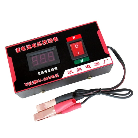 Easy to Use Electric Checker with Digital Screen Electric Gauges Suitable for Bikes & Car Testing 6V to 120V