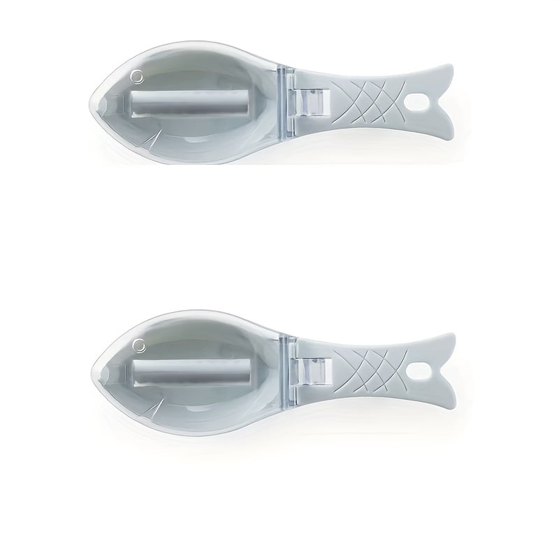 Easy-to-Use Fish Scale Scraper Tool with Transparent Plastic Handle ...