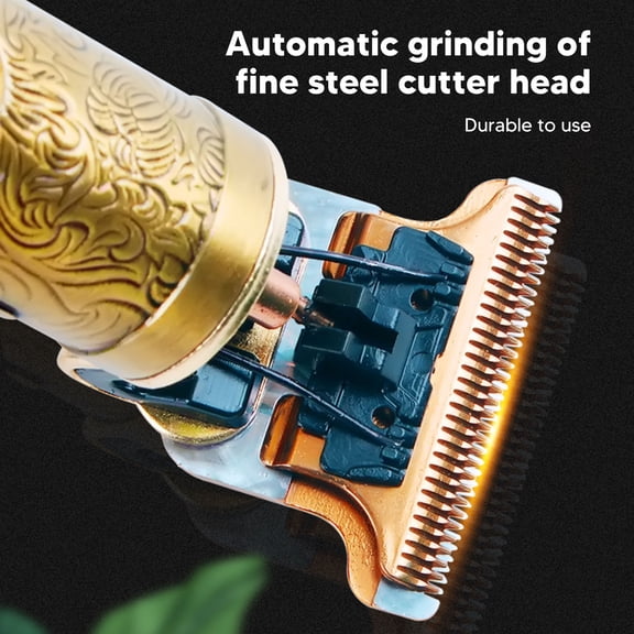 Easy,to,Use Hair Clipper, One,Button Operation, 1200mAh Battery, Includes Combs For Multiple Hair Lengths
