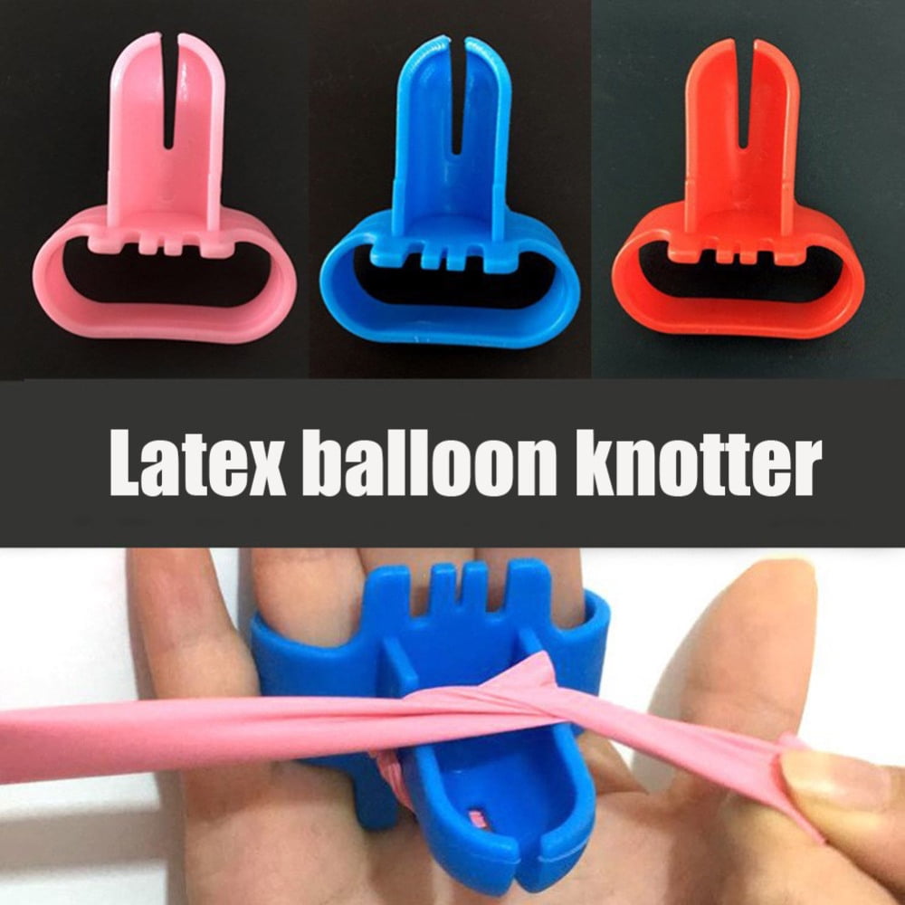 Easy to Use Knot Tying Tool for Latex Balloons Party Decorative Balloon Tie Clips Supplies