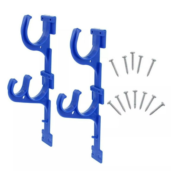 Easy to Use Pool Pole Hanger Bracket Neaten Up Your Pool Area in No Time