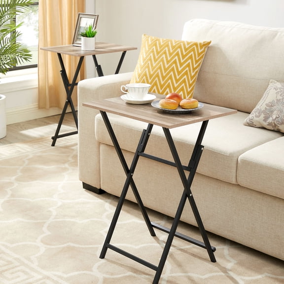 Easy-to-Use & Stylish - Perfect for Cozy Living Areas as a Sofa Side Table with Rustic Look