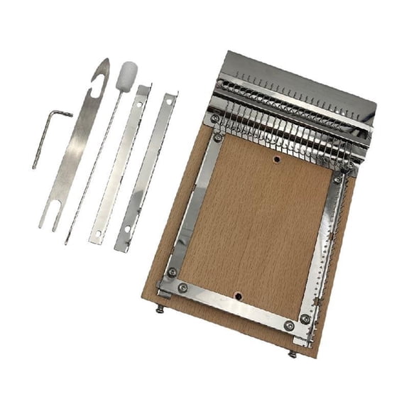 Easy to Use Weaving Tool Featuring Safe Metal Construction Fast Operations for Crafting