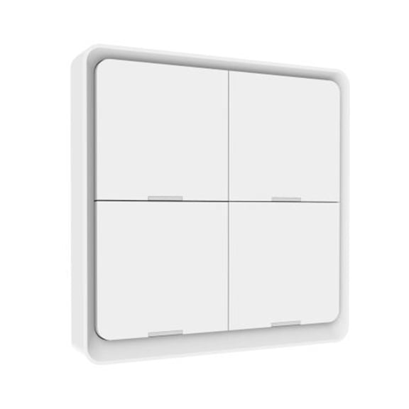 Easy to Use and Energy Saving 4 Button ZIGBEE Wireless Scene Pasting Switch
