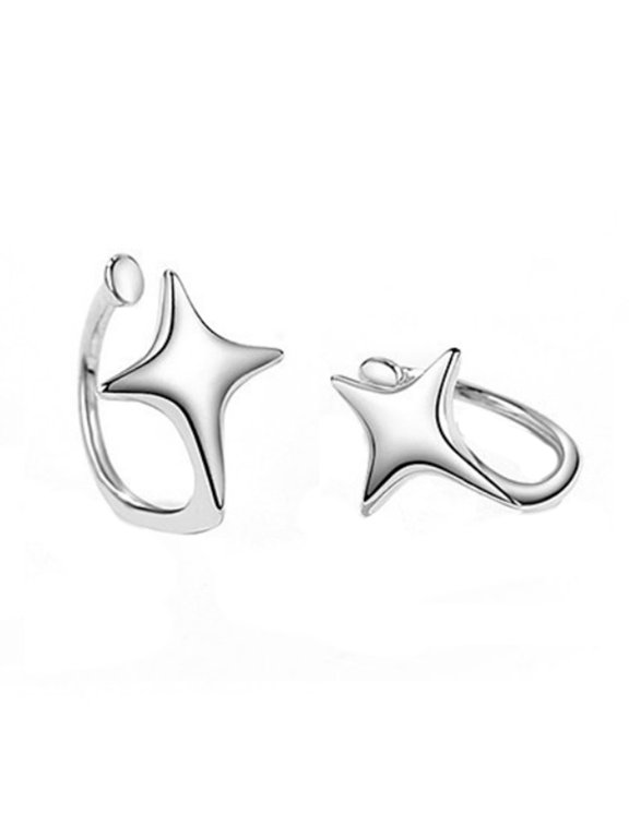 Easy to Wear and Unique Star Ear Cuff Elegant Star Ear Pin Ear Bone Clip Star Ear Cuff for Parties Dates