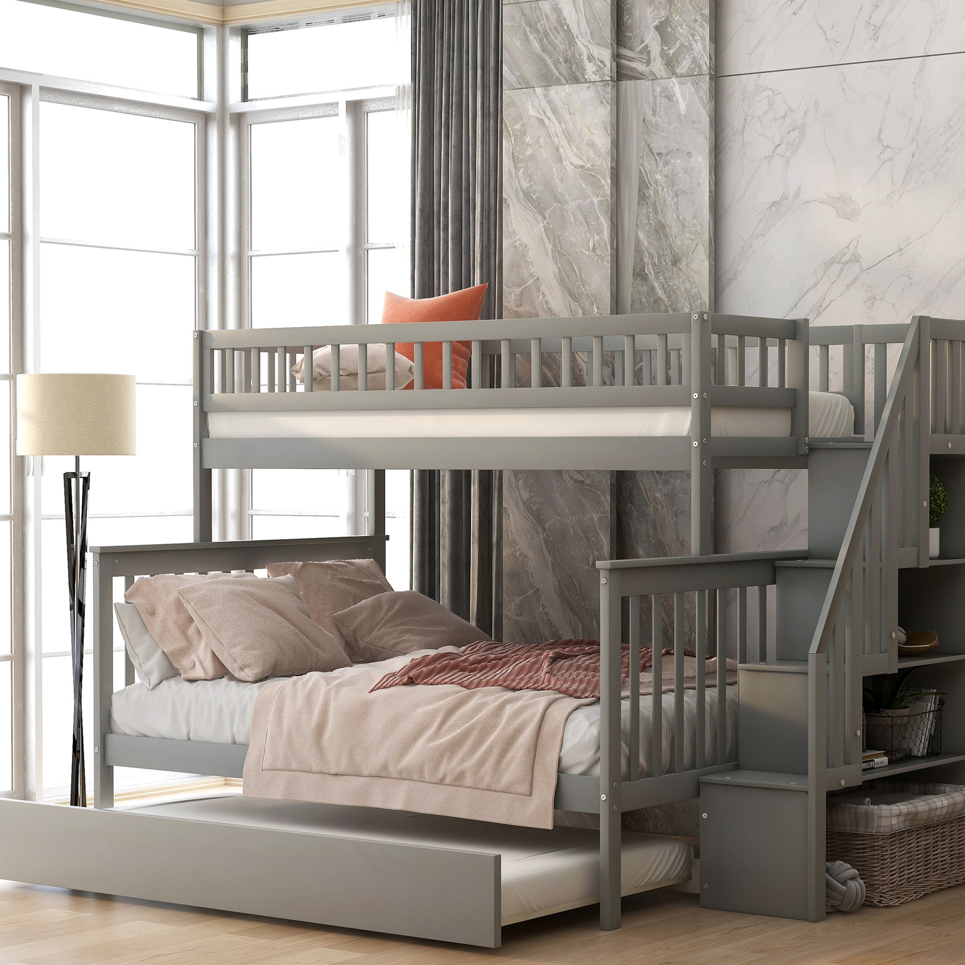 Easy - to - assemble Feature - Quickly Set Up Your Bunk Bed with ...