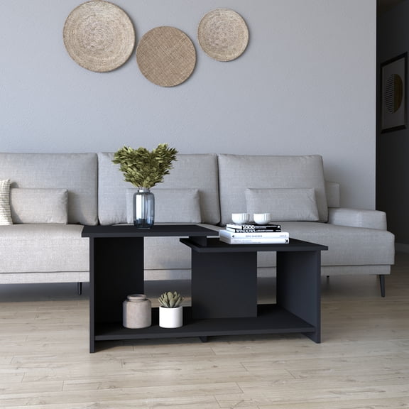 Easy - to - assemble coffee table / For daily coffee time / Sturdy particle board build