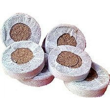 Easy to use Organic eco Friendly Coco Coir 1.5" Expanding disc with Woven Cloth for Indoor & Outdoor use (24 Discs)