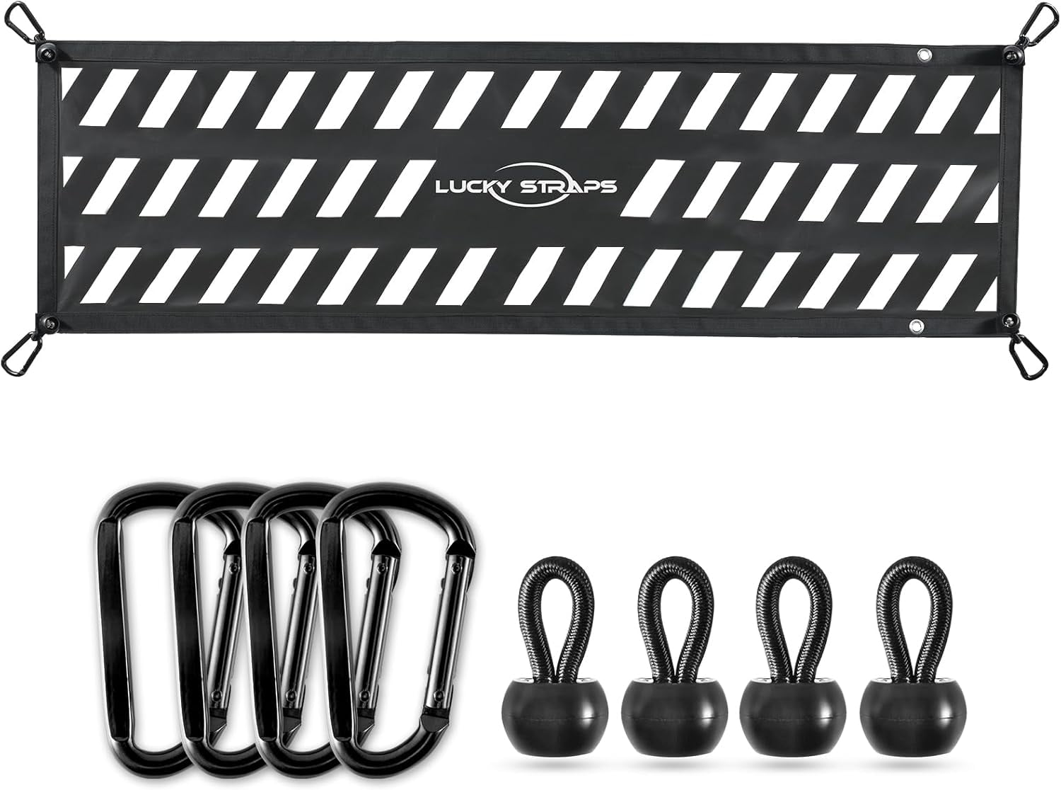 Easytouse Tailgate Net for Full Size Truck, 60'' x 18'' Heavy Duty