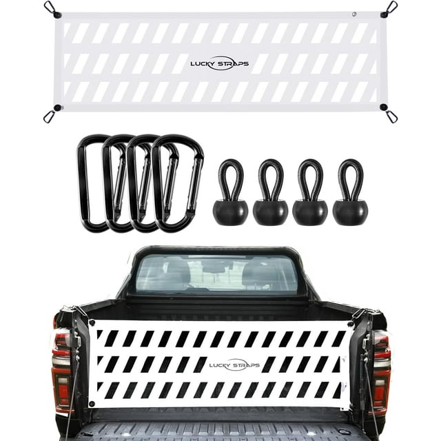 Easytouse Tailgate Net for Full Size Truck, 60'' x 18'' Heavy Duty