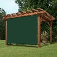 thumbnail image 1 of Easy2Hang Waterproof 4x6ft Dark Green Adjustable Side SunShade Panel Wall for Pergola, Patio, Window, Instant Canopy or Gazebo, 1 of 4