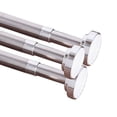 thumbnail image 1 of Easy2hang Extendable Telescopic Window Curtain Rod, Shower Tension Rod,Closet rod,Locker Room Partition,Stainless Steel (33.5"-51.2", 3PCS), 1 of 1