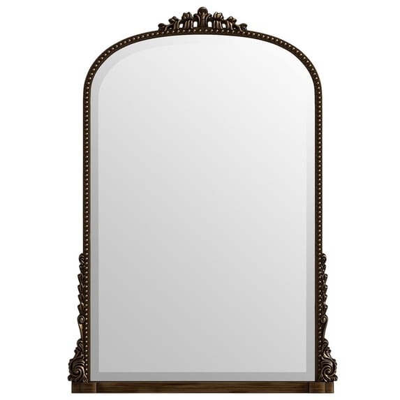 Easy4Home 41"x 28" Arched Decorative Mirror Wall-Mounted,Antique Bronze