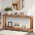 thumbnail image 1 of Easy4Home 60" Rustic Wood Console Table Hand-Made, Brown, 1 of 7