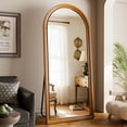 thumbnail image 1 of Easy4Home 71"x32" Arched Full-Length Floor Mirror Vintage Mirror, Antique Gold, 1 of 6