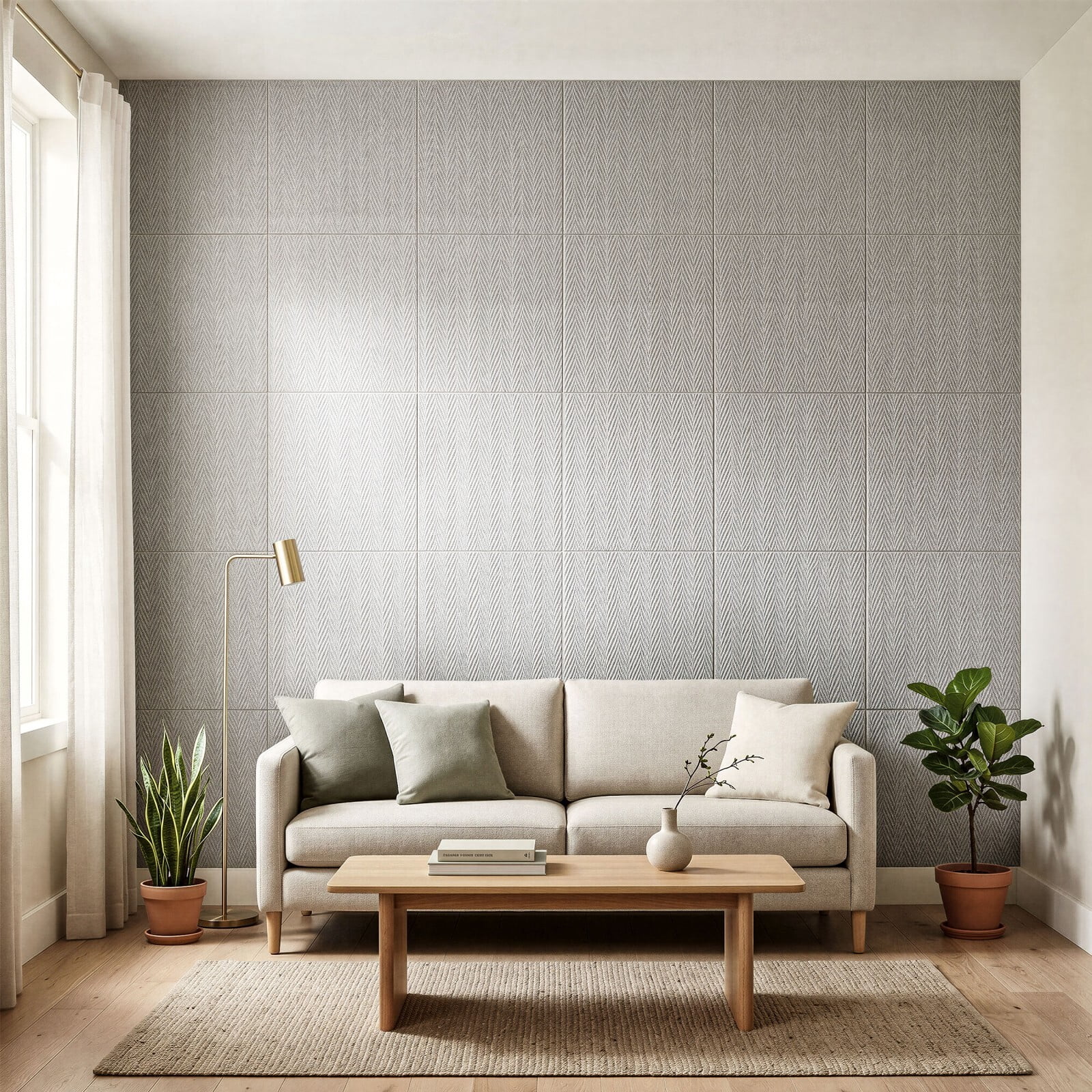 Easy4Home 8Pcs 24"x24" Flexible Stone Wall Panels 3D Faux Stone Woven Texture Decorative Wall Tiles for Interior and Exterior Wall, White