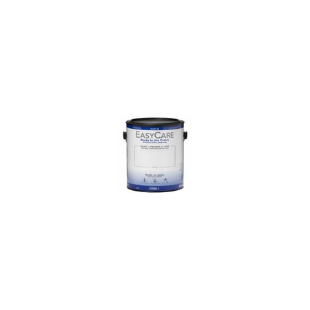 EasyCare ECRSE-1 Ready To Use Colors Paint & Primer, Interior Satin Latex, White, Gallon - Quantity 4