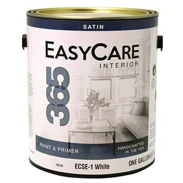 EasyCare ECSE1GL 365 Interior Latex Wall Paint & Primer, Satin