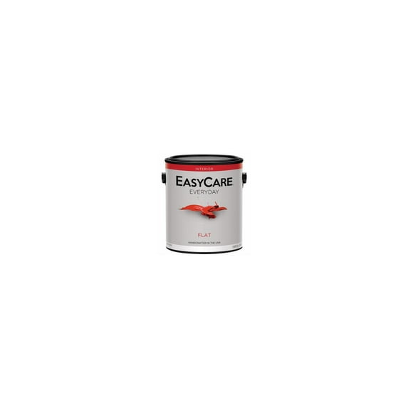 EasyCare EVDFM-GL Everyday Interior Latex Paint, Medium Base Flat, 1 Gallon - Quantity 4