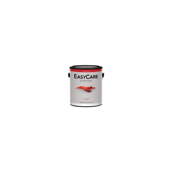 EasyCare EVDFM-GL Everyday Interior Latex Paint, Medium Base Flat, 1 Gallon - Quantity 4