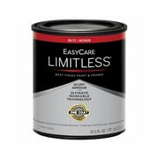 EasyCare LLIM1-QT Limitless Interior Paint & Primer, Matte Acrylic Latex, White, Qt. - Quantity 1