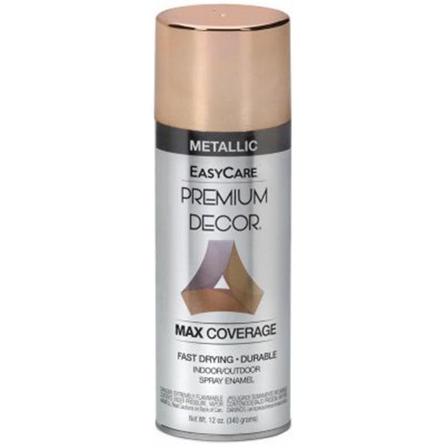EasyCare PDS87-AER Premium Decor Metallic Spray Paint, Rose Gold, 12 oz