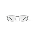 thumbnail interactive-video image 1 of EasyClip Men's EC316 Rectangular Prescription Eyeglasses with Case, Gray, 1 of 7