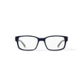 thumbnail interactive-video image 1 of EasyClip Men's EC318 Rectangular Prescription Eyeglasses with Case, Blue, 1 of 7