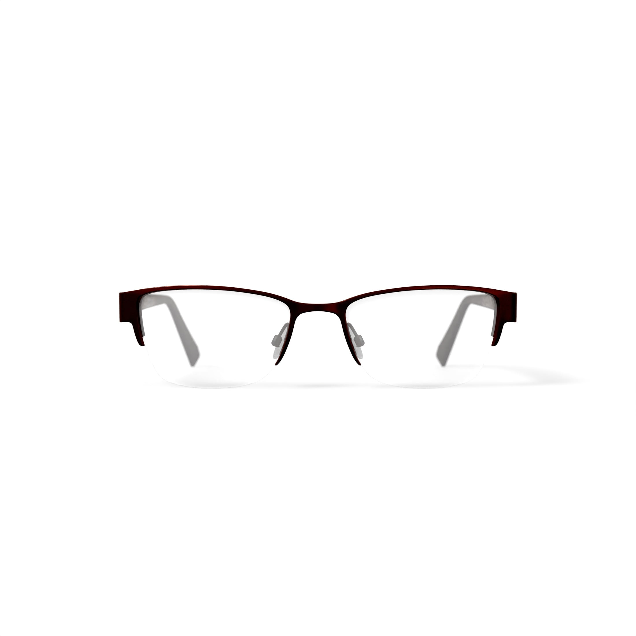 EasyClip Women’s EC326 Square Prescription Eyeglasses with Case, Red