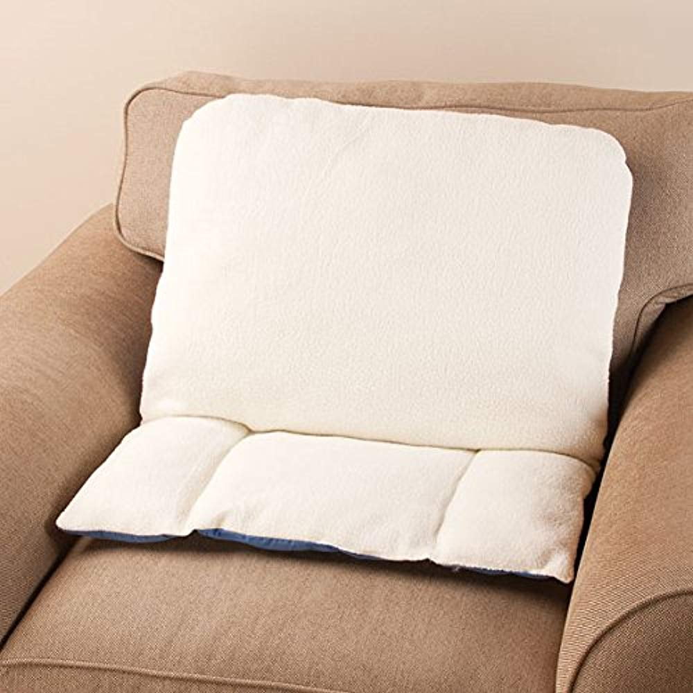 High back sherpa on sale fabric comfort pillow