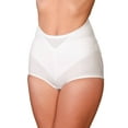 thumbnail image 1 of EasyComforts Lower Back Support Briefs, Nylon Material For Smooth Discrete Fit, Abdominal Shapewear Undergarment, White - XL, 1 of 4