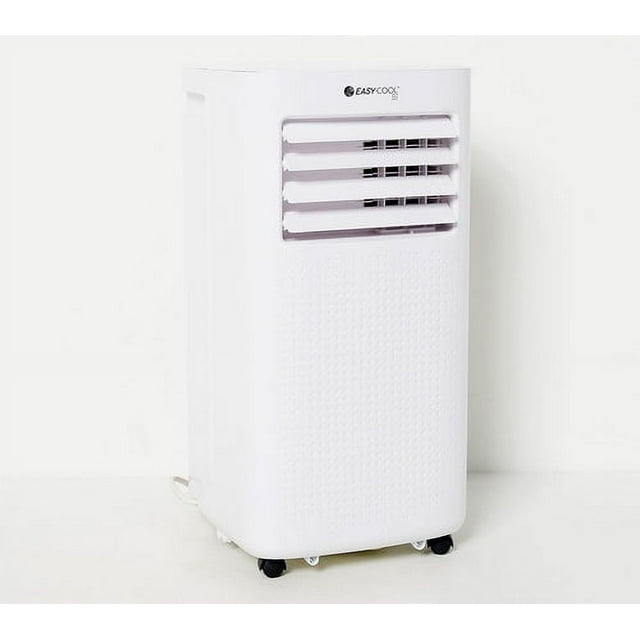 EasyCool 4-in-1 9000BTU/6500DOE Portable Air Conditioner w/Heat & Remote, White