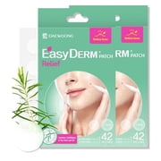 DWEasyderm Relief Invisible Hydrocolloid Pimple Patches with Tea Tree Oil, 84 Count 2 Packs