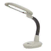 Sunpentown SL-823G Easy Eye Energy Saving Desk Lamp in Gray