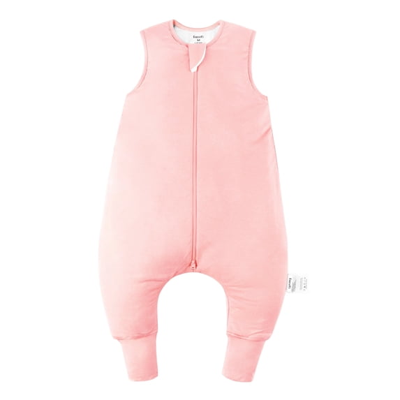Easyfi Toddle Sleep Sack with Legs 6-12M Ultra Soft Bamboo Wearable Blanket with Feets, 2-Way Zipper