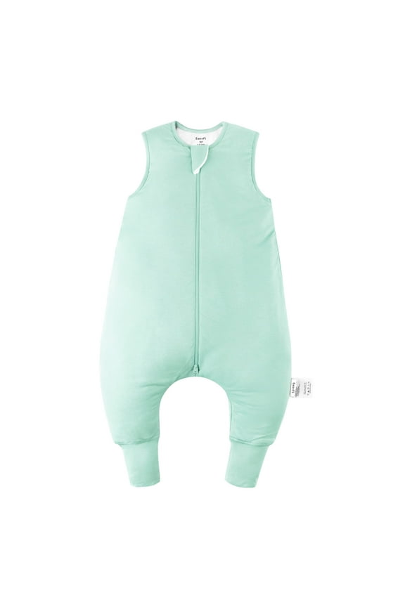 Toddle Sleep Sack with Legs 12-24M (1T-2T) Ultra Soft Bamboo Wearable Blanket with Feets, 2-Way Zipper
