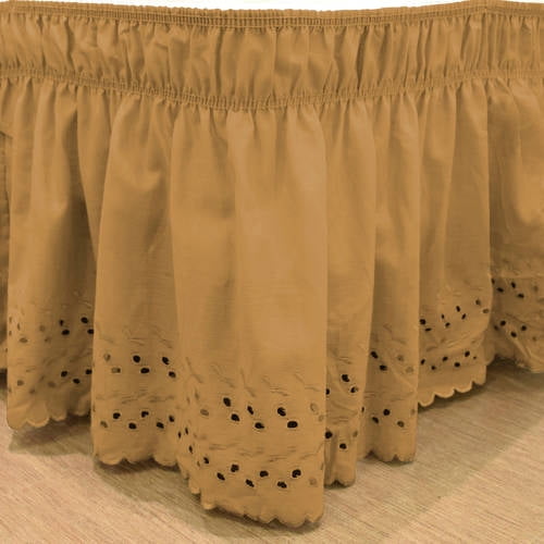 EasyFit™ Wrap Around Eyelet Ruffled Bed Skirt