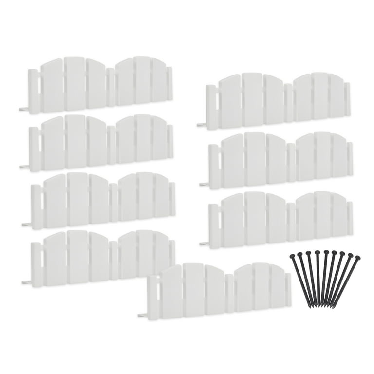 EasyFlex Decorative Adirondack Landscape Edging Kit, 10 ft white
