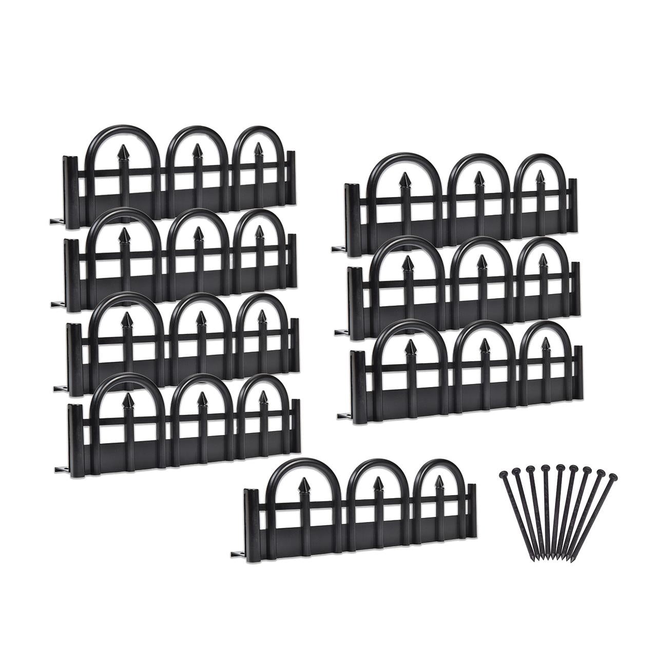 EasyFlex No-Dig Bordo Da Giardino In Ferro Battuto - Kit 30m, Altezza 12,7cm, Con Punte Di Ancoraggio - 2