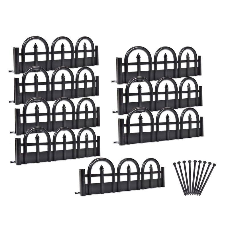 EasyFlex 10 ft. Black Plastic Decorative Landscape Edging Kit