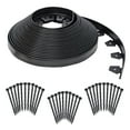 thumbnail image 1 of EasyFlex No-Dig Landscape Edging Kit, 100-ft x 1.5-in. High, Includes Anchoring Spikes, Black Recycled PlasticPlastic, 1 of 8