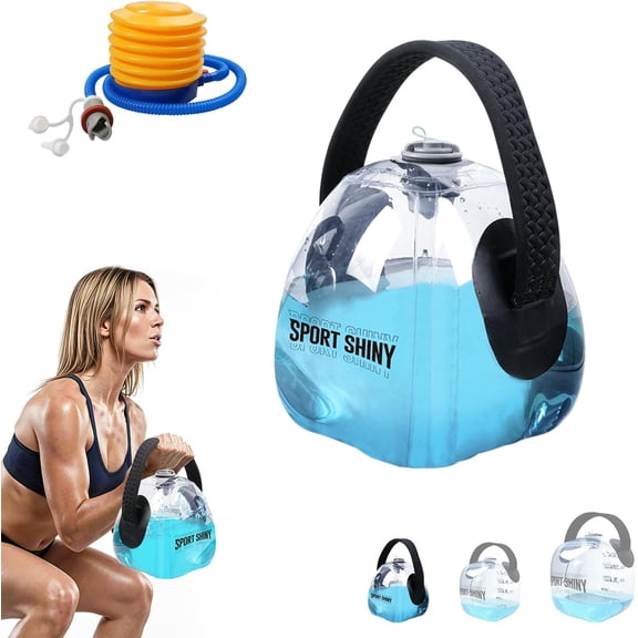 EasyGo Kettlebells, Foldable Water-Filled Kettlebell, Adjustable Kettlebell