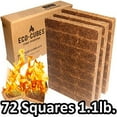 thumbnail image 1 of EasyGo Products Eco Cubes, Ecofriendly Fire Starter Squares, 72 Count, 1 of 7