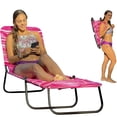 thumbnail image 1 of EasyGo Products Metal 3 Legs Support and Reclining Backrest Chaise Lounge, 1 of 1