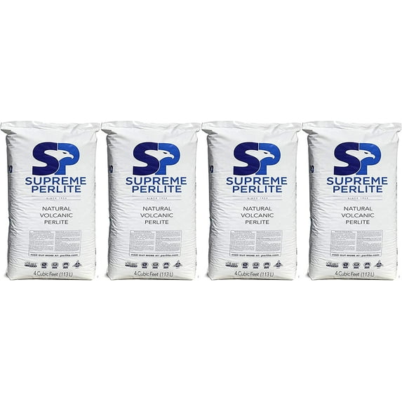 EasyGo Products Supreme Perlite Coarse Grade Soil, 4 cu ft., 4 Pack