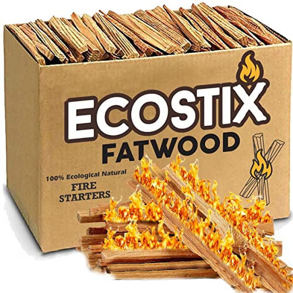 EasyGoProducts EcoStix Fatwood Fire Starter Kindling Firewood Sticks â