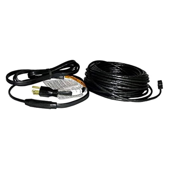 EasyHeat Roof Deicing Cable 60ft - Roof & Gutter Ice Melt Wire - Snow Prevention for Shingles - 300W Pre-assembled Kit