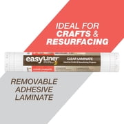 EasyLiner Clear Adhesive Laminate Shelf Liner, Clear 12" x 36' Roll